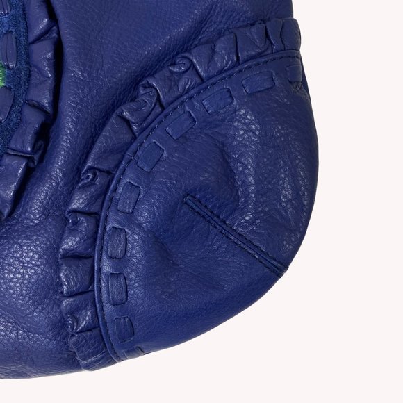 Fiore by Isabella Fiore Blue Floral Hobo - Picture 8 of 10